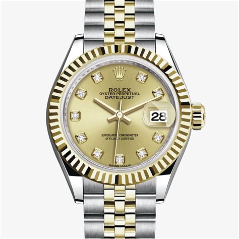 rolex datejust oro acciaio bracciale oyster lady usato|Acquista Rolex Lady.